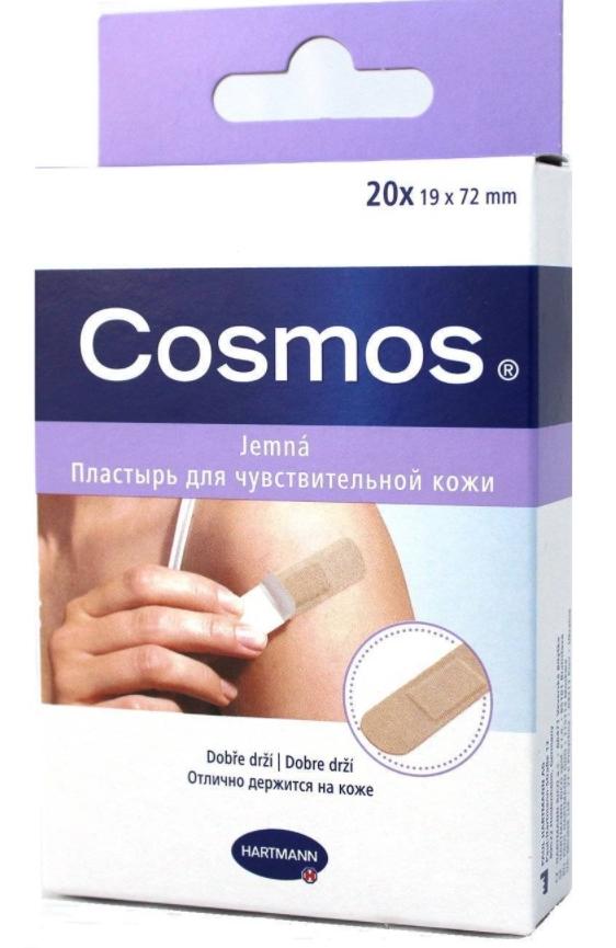 Cosmos Пластырь для чувствительной кожи на тканевой основе 1.9х7.2 №20