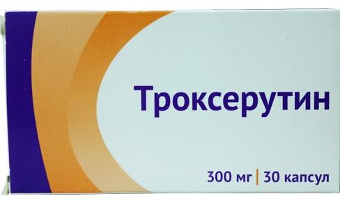 Троксерутин капс. 300мг N30 (Р) Озон