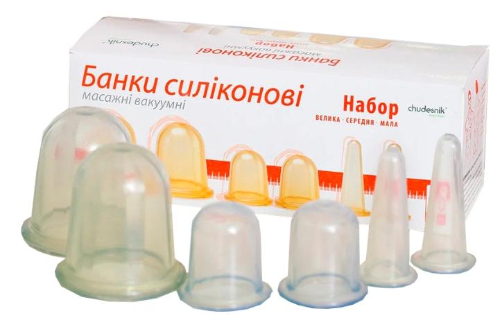 Банки вакуумные массажные (набор)