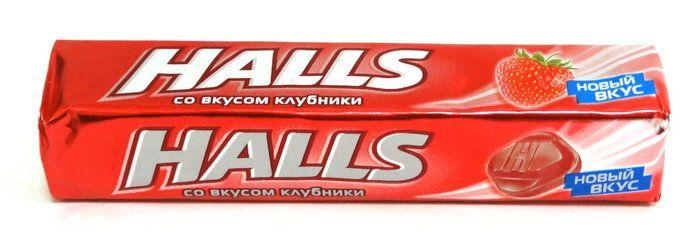 Леденцы Halls Клубника № 9
