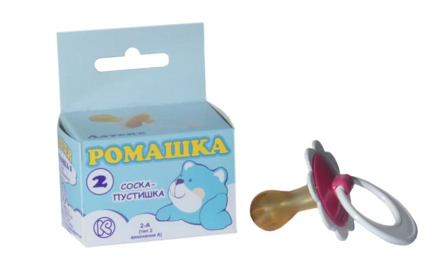 Соска-пустышка "Ромашка-2" без кольца уп.(Р)