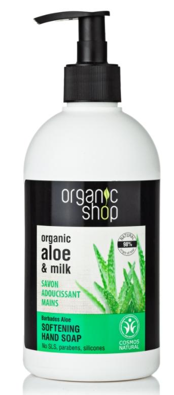 OrgShop Мыло жидкое Барбадосское алоэ 500 мл