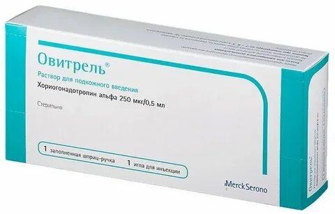 Овитрель р-р п/к 250мкг/0.5мл  шприц N1 (Р)