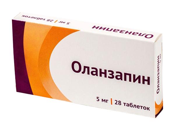 Оланзапин таб.п/о 5мг N28 (Р) Озон#