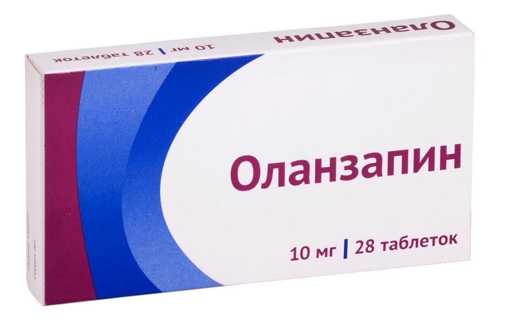 Оланзапин таб.п/о 10мг N28 (Р) Озон#