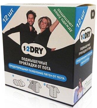 1-2DRY Прокл. защит. от пота р.М N12 (черн.) (Р)