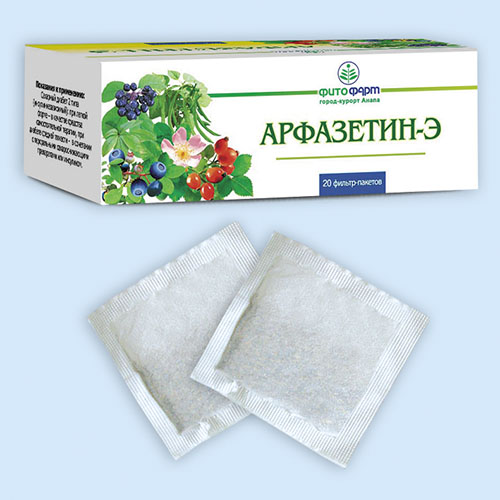 ЛРС сбор Арфазетин-Э 2.5г N 20 (Р) ФФ