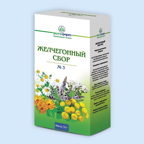 ЛРС сбор желчегонный N3 50г (Р) ФФ