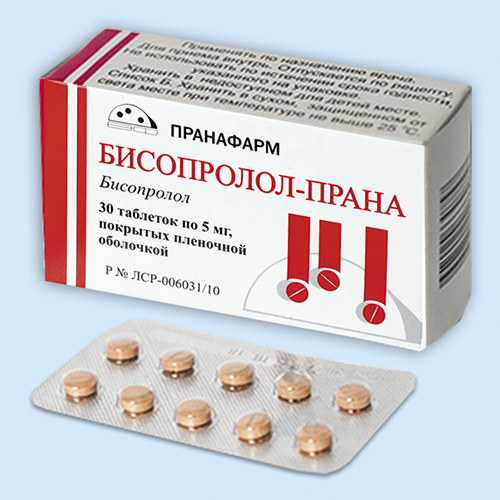 Бисопролол-Прана таб. 5мг N30 (Р)#