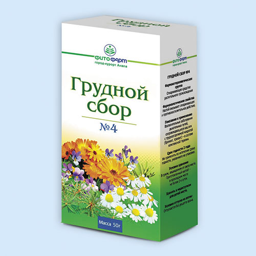 ЛРС сбор грудной N4 50г пачка (Р) ФФ