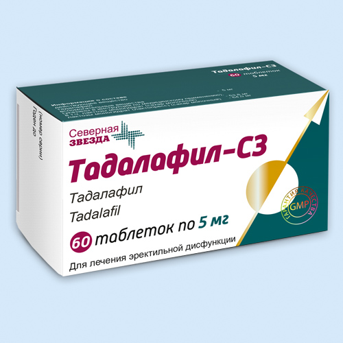 Тадалафил-СЗ таб. п/о 5мг N30 (Р)