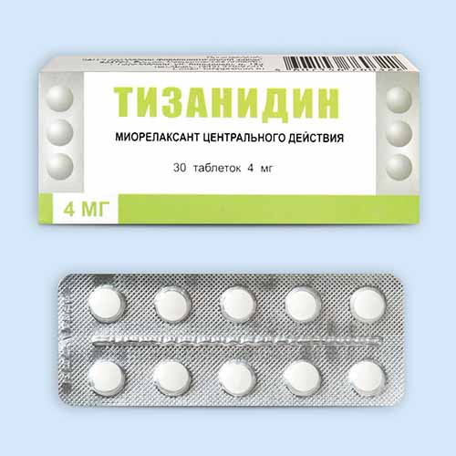 Тизанидин таб.4мг N 30 (Р) БерёзовФЗ#