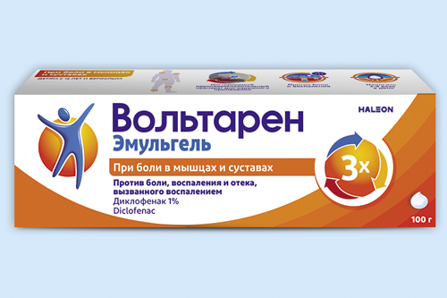 Вольтарен эмульгель 1% 100г (Р)