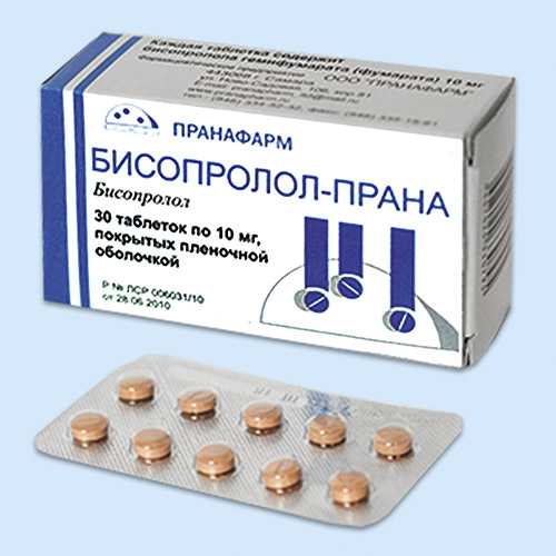 Бисопролол-Прана таб. 10мг N30 (Р)#