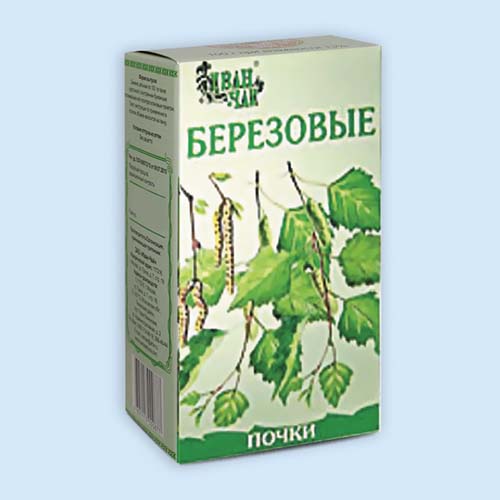 Березы почки плоды цельные: пачка 50 г