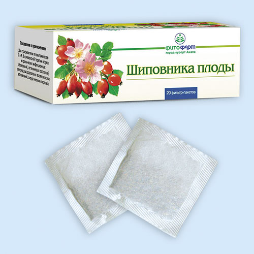ЛРС плоды шиповника 4.0г N 20 (Р) ФФ