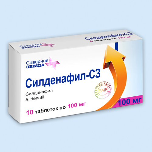 Силденафил-СЗ таб.п/о 100мг N20 (Р)