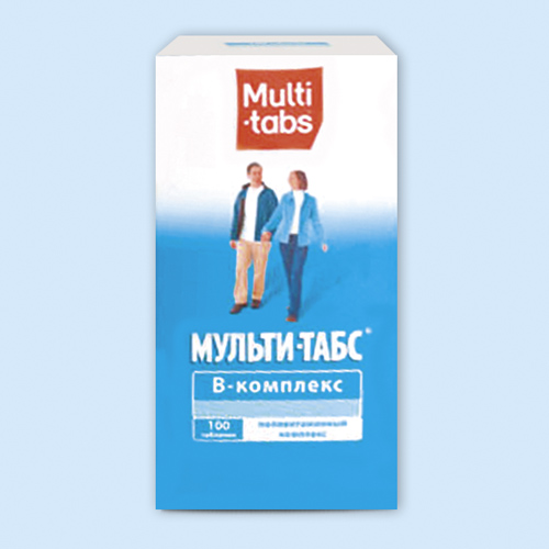 Мульти В-комплекс таб. N30 д/нервн.сист./волос и ногтей (Р) (ПТ)