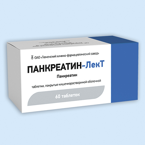Панкреатин-ЛекТ таб. п/о N 60 блист. (Р)#