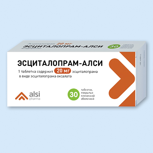 Эсциталопрам таб.20мг N30 (Р)