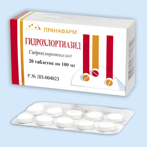 Гидрохлортиазид таб. 100мг N20 (Р)#